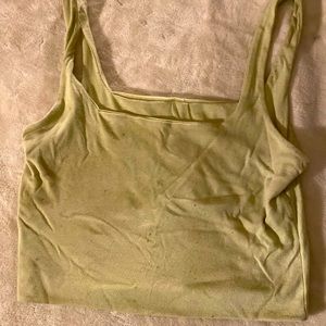 HYFVE Green Crop Tank Top